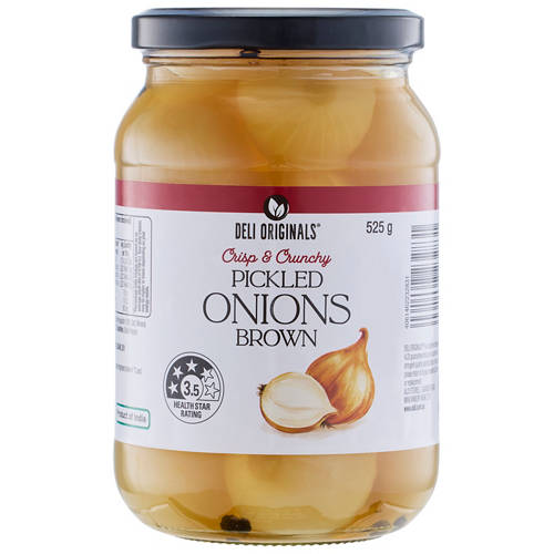 Pickled Brown Onions 525g